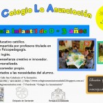 cartel dos años colegio la anunciacion curado