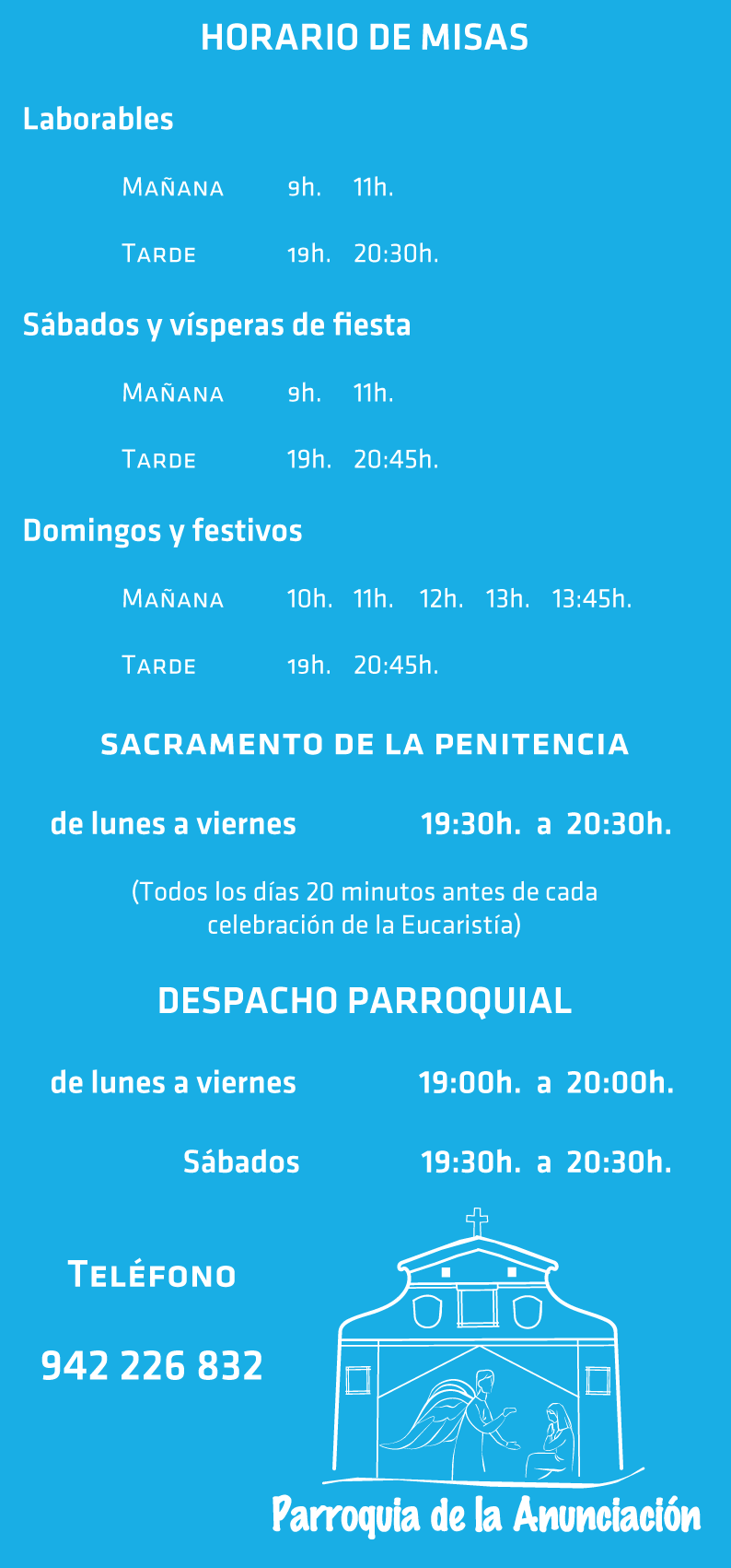 HORARIO DE MISAS DE MADRID horario de misas de madrid: