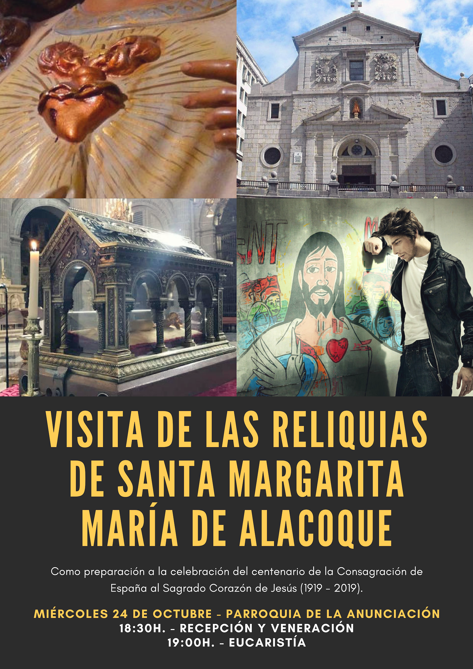 Resumen de la visita de las reliquias de Santa Margarita